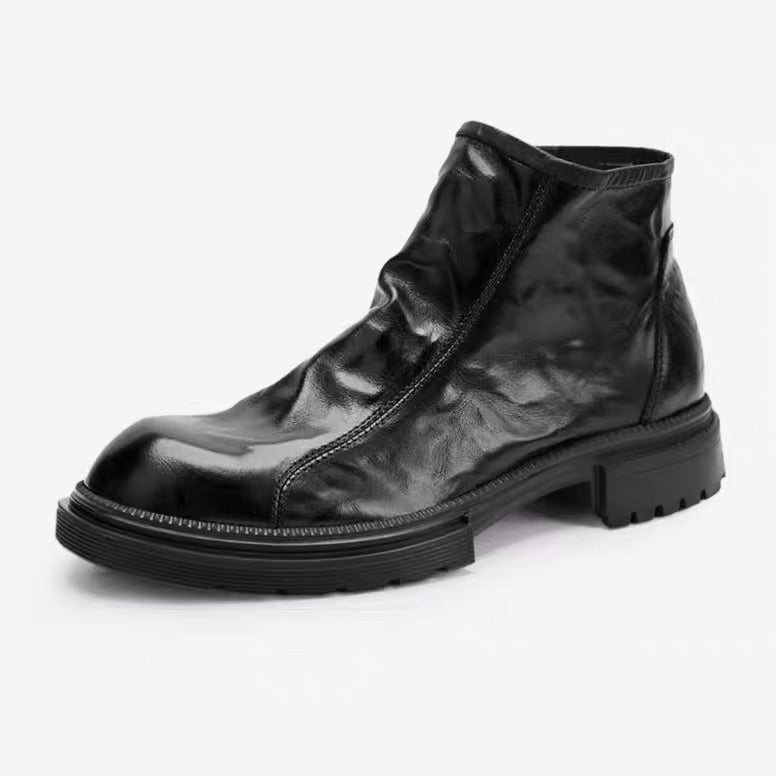 Brandy Leather Boots