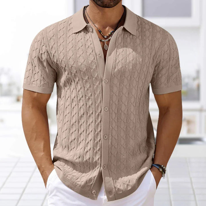 Hanley Button-Up Polo Shirt