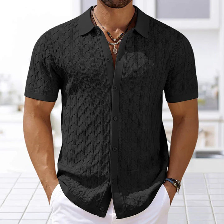 Hanley Button-Up Polo Shirt