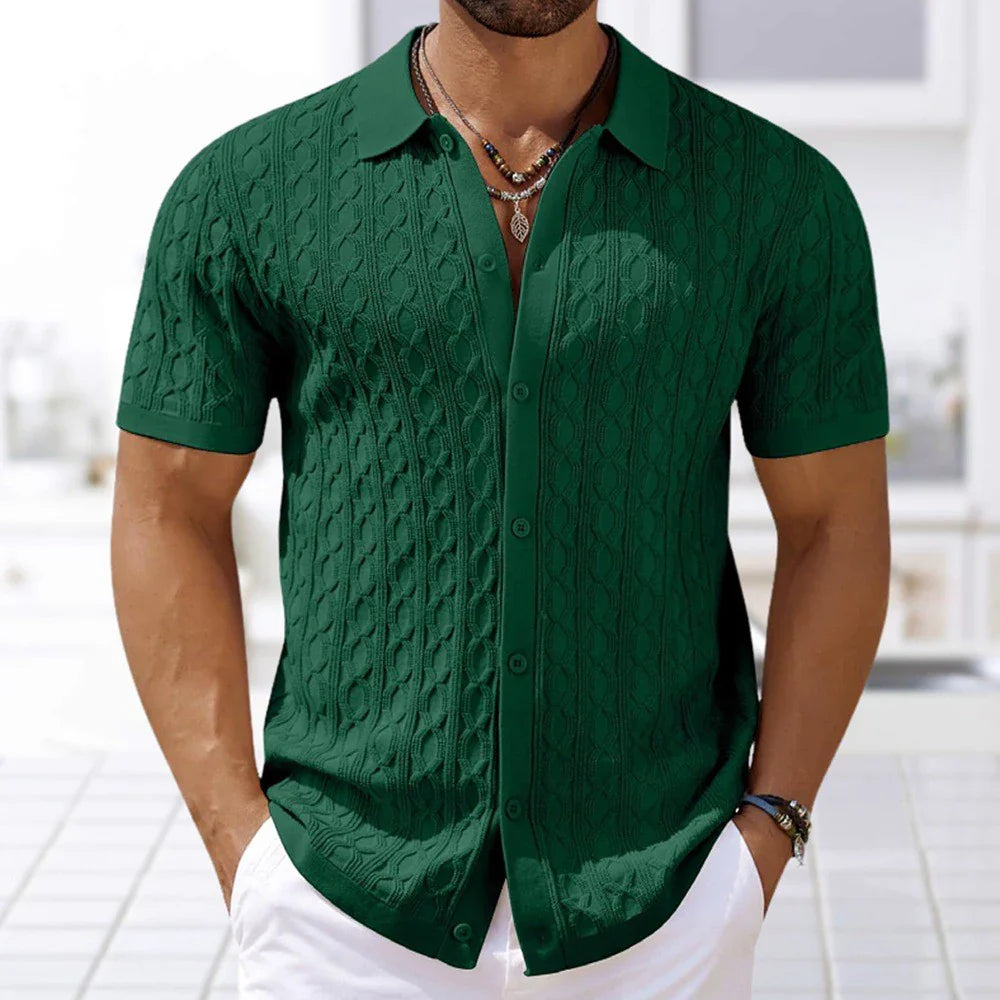 Hanley Button-Up Polo Shirt